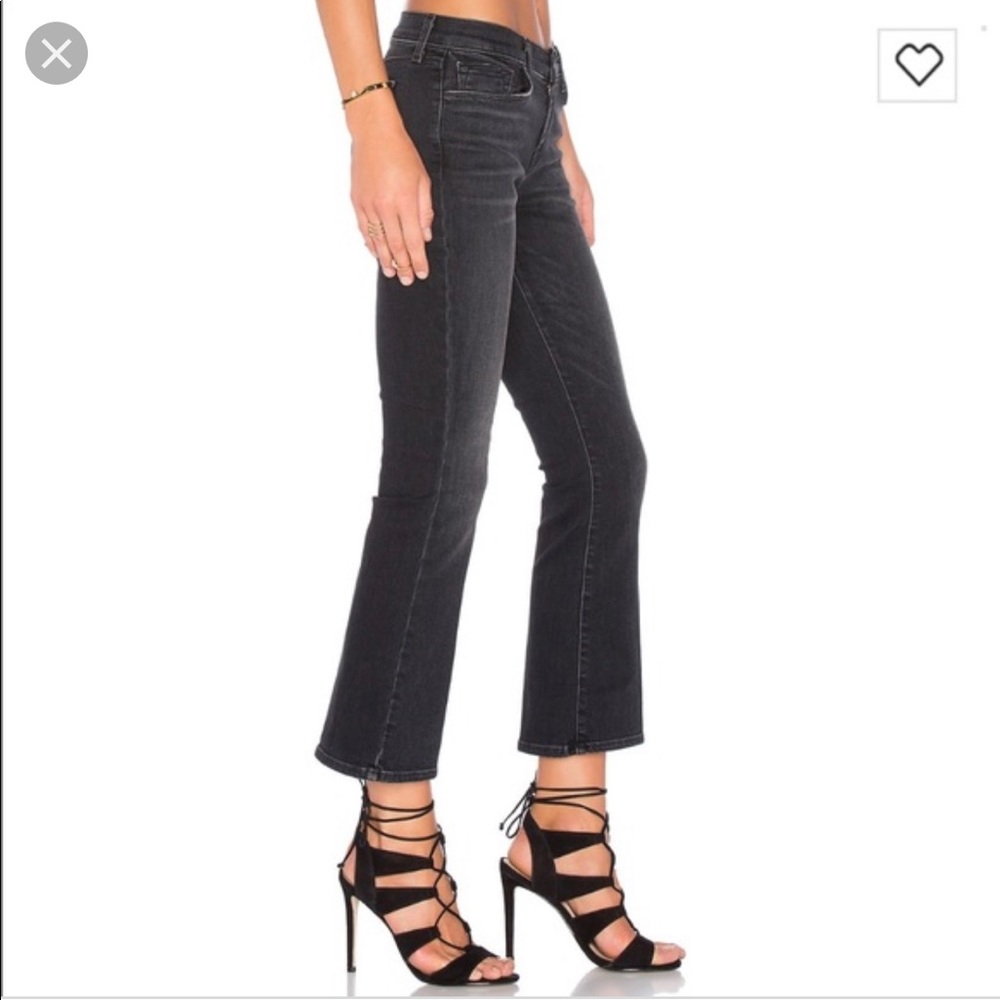 J BRAND Selena Crop Flare Anthracite 24